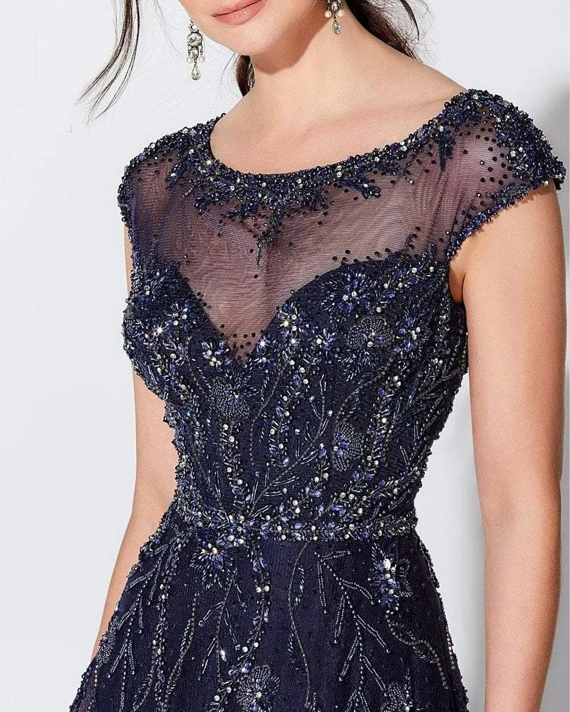 Ladies Elegant Rhinestone Mesh Dress